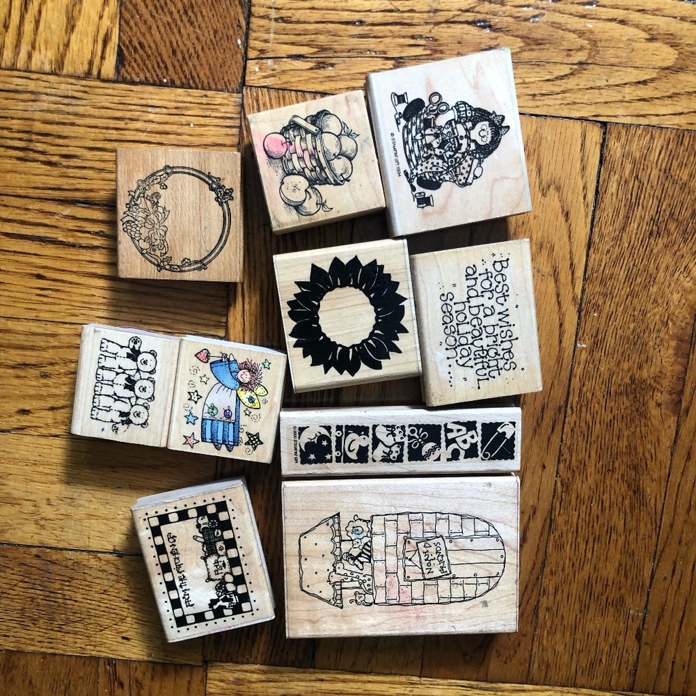 10 Vintage Stamps